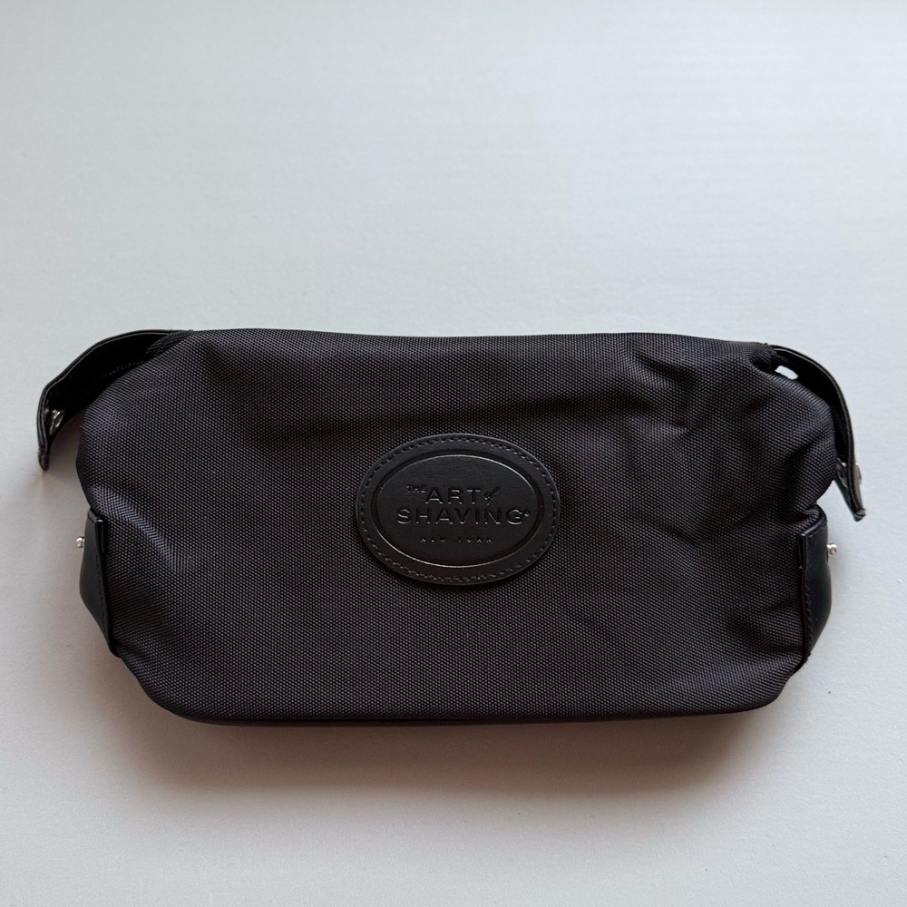 The Art of Shaving Black Toiletry Bag for Men